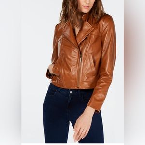 Michael Kors Leather Moto Jacket New collection 🔥